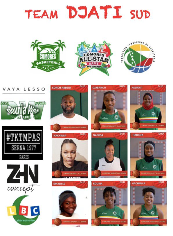 Comores_basket's tweet photo. Les choses sérieuses approchent à grands pas qui du nord ou du sud l’emportera ?
Qui supporterait-vous ? 

TEAM NORD ❄️ alors un max d’emoji ❄️❄️❄️ en commentaire

TEAM SUD 🔥 Alors un max d’emoji 🔥🔥🔥 en commentaire 

A vos claviers !! 
#veripiya #comoresallstar https://t.co/hz4fBAjuxz