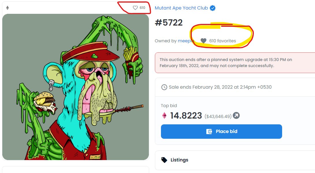 Add 50 Opensea Favorites for your NFT Arts #NFT #opensea