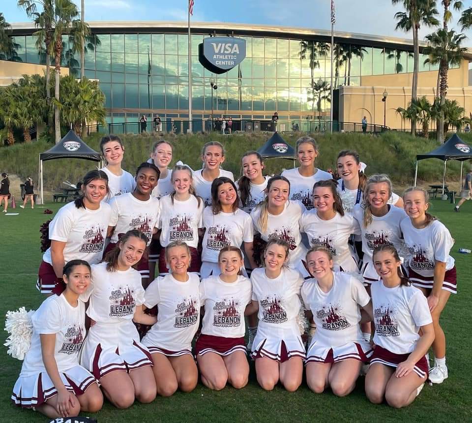 Lebanon_cheer's tweet photo. A huge thank you to Shine Orthodontics
for sponsoring our personalized team nationals shirts! We appreciate you!😍 
Thank you to LockerRoom
for printing &amp; our very own, @SmithElla22 for creating!🎉 https://t.co/NWpAcLtGEe