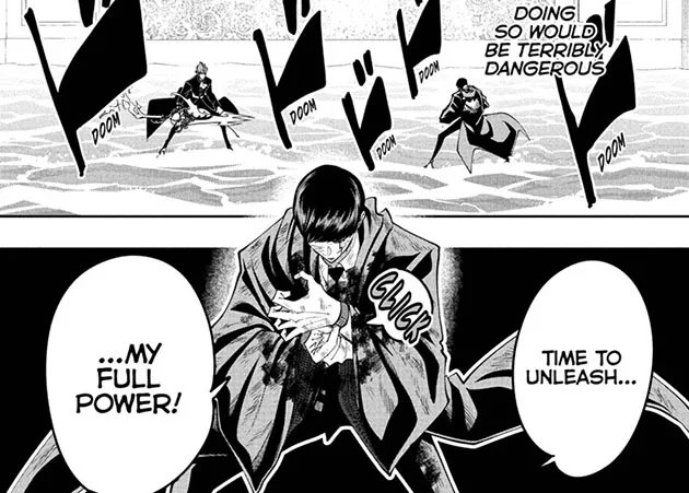 Mashle: Magic and Muscles, Ch. 96: Mash takes off his bracelets