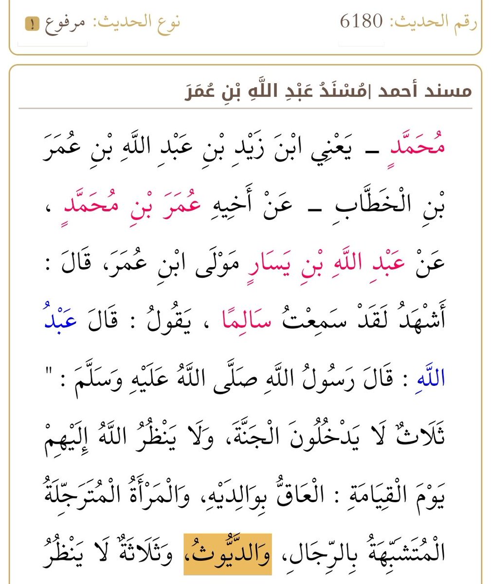 Şu üçü cennete giremez, Allah onların yüzüne bakmaz : 

1. Anne ve babasına isyankar olan
2. Erkeğe benzeyen kadın 
3. Eşini kıskanmayan kişi (deyyus)