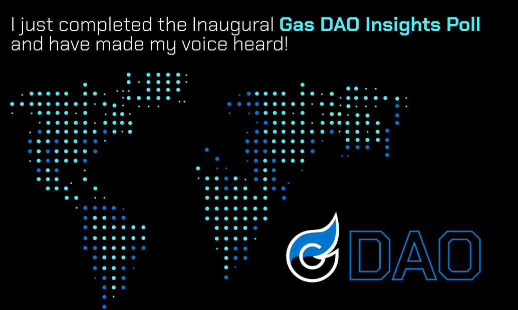 Giovanni ⛽ (@0xgiovanni1) on Twitter photo Very proud to have just completed the inaugural GasDAO poll ahead of <a href="/0xGasDAO/">Gas DAO (⛽,⛽)</a>'s upcoming poll platform launch! Very proud to have just completed the inaugural GasDAO poll ahead of <a href="/0xGasDAO/">Gas DAO (⛽,⛽)</a>'s upcoming poll platform launch!