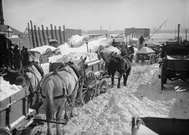 KinyonNewsNet's tweet photo. You think this winter has been bad? February 1899’s “Snow King” blizzard dropped up to 30 inches of snow from New England to Florida. All 45 US States felt sub-zero temperatures. Check out Times Square and modern snow removal systems. #weatherchannel #NewYorkCity @weatherchannel https://t.co/GMd63gyeIF