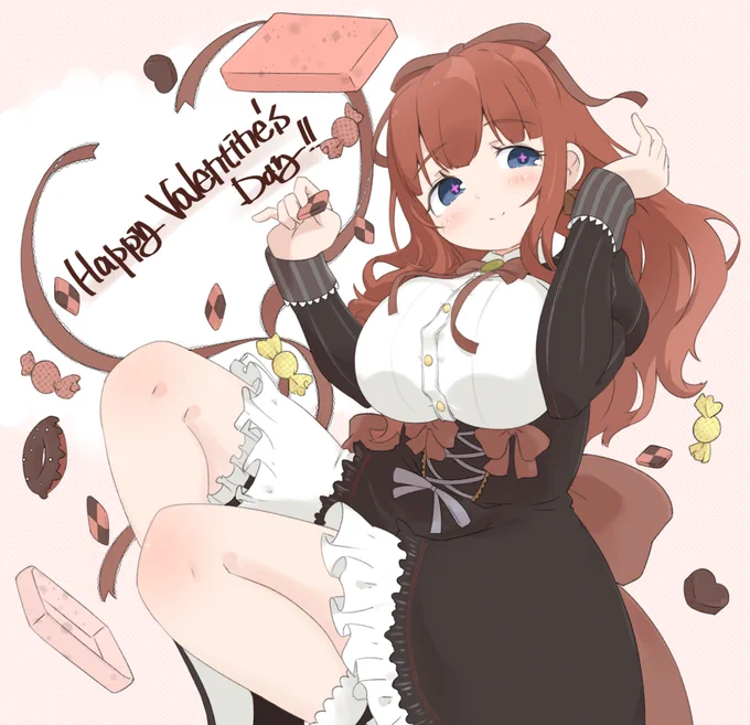 ハッピーバレンタイン! #ちぇり絵 