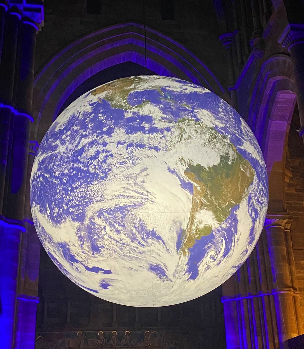 WalkingMunro's tweet photo. The amazing Earth Gaia at St Chad’s CofE Church in Kirkby. Well worth a visit to see. #gaia #earthgaia https://t.co/03dSPgnYo8