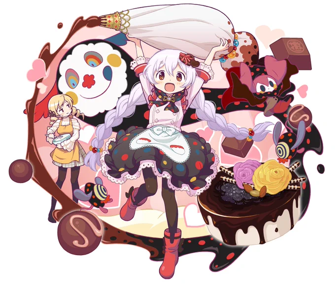 ハッピーバレンタインなのです!
#マギレコ #バレンタイン 