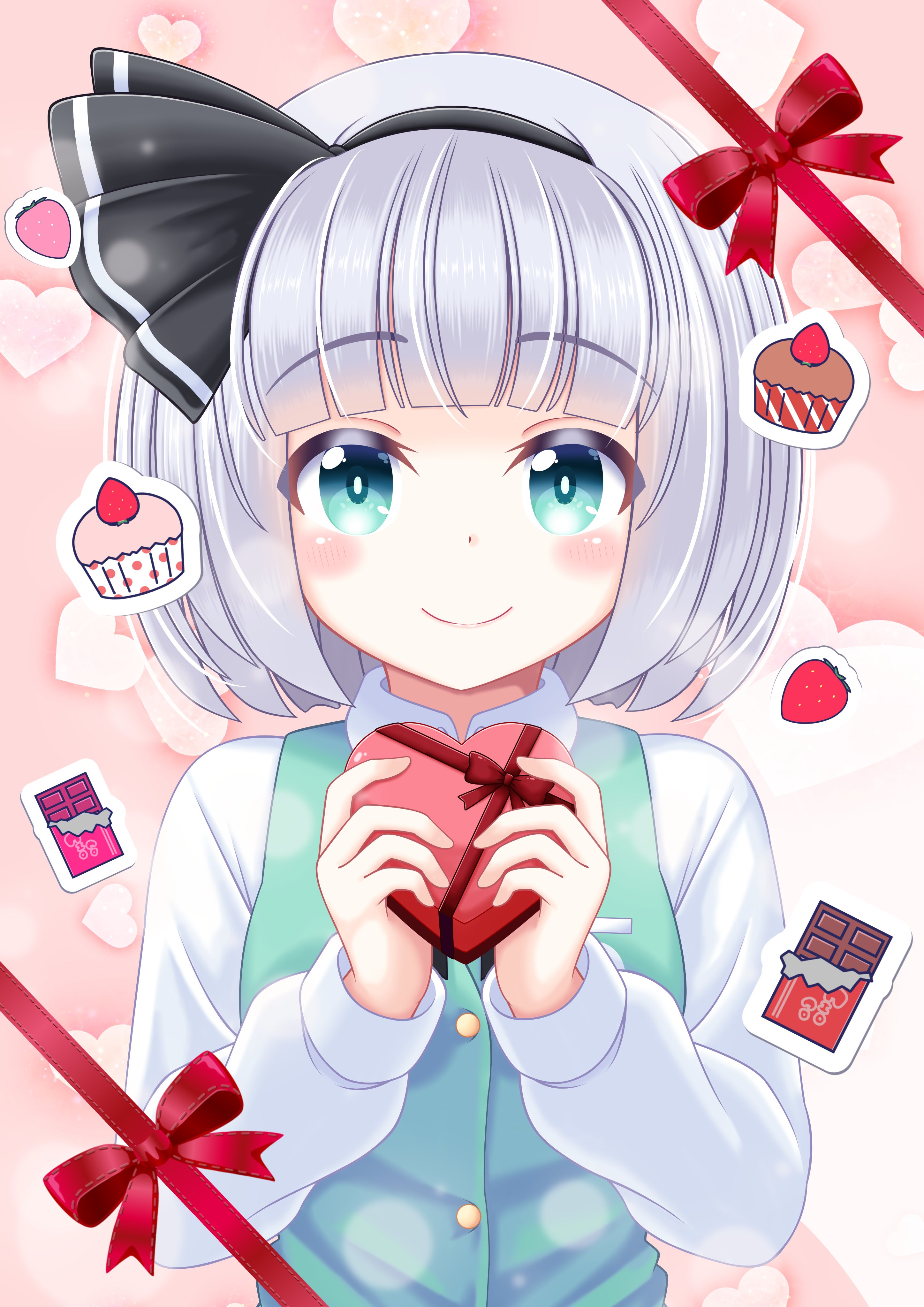 黎明 バレンタイン 妖夢 22 今回は前髪ぱっつんの妖夢ちゃんを描いてみました 魂魄妖夢 東方project バレンタインイラスト Pixivに全体verがあります T Co Frki5truxt T Co B62evwfyi5 Twitter