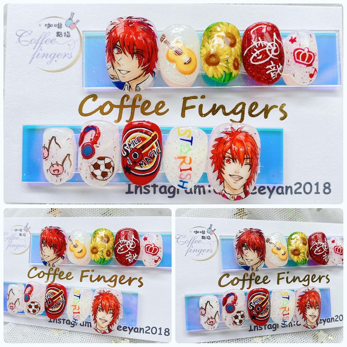 CoffeeYan2011's tweet photo. 客訂製甲片✨
#うたのプリンスさまっ
#一十木音也 https://t.co/7l9ZdsZkcp