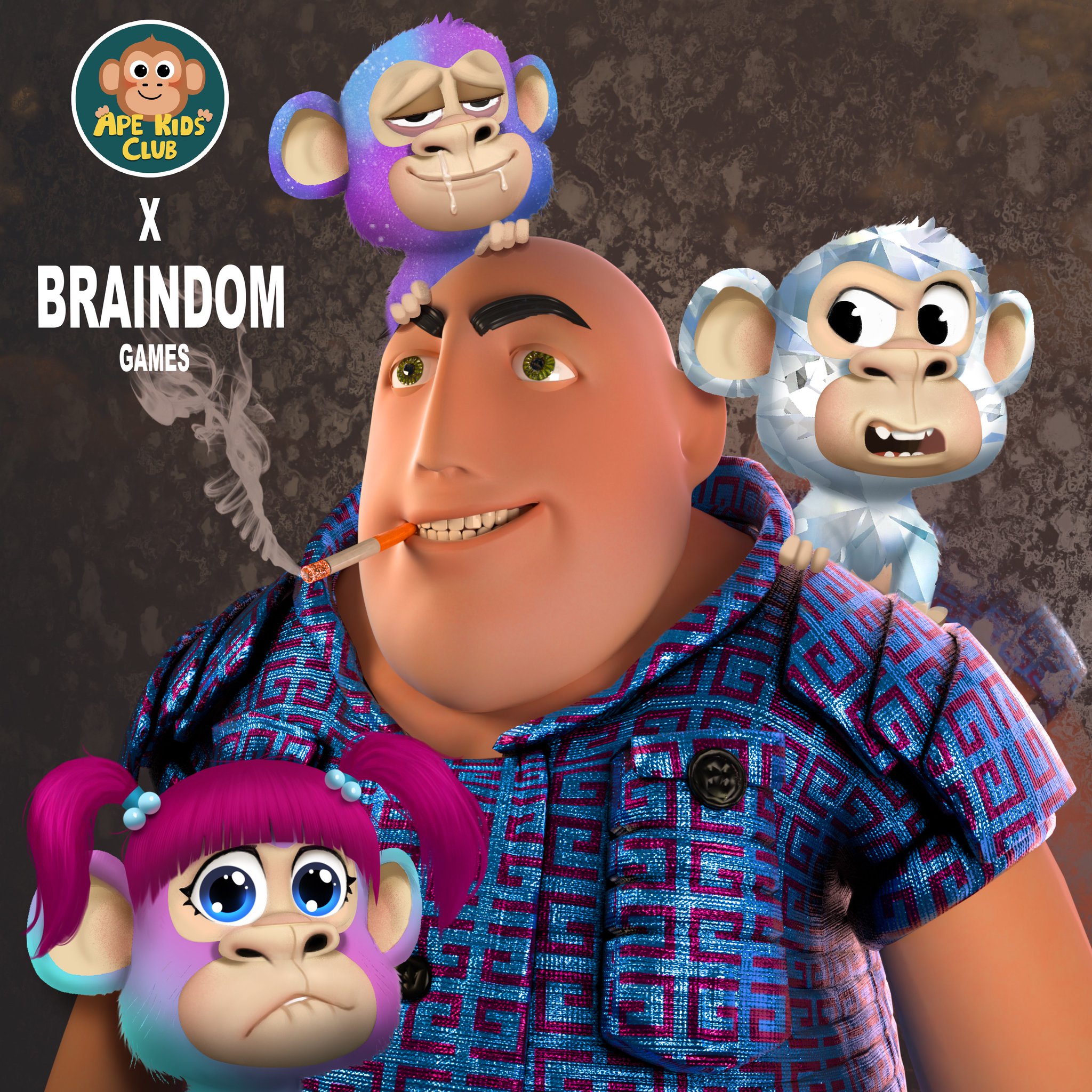 Braindom ™ Games on Twitter "🤝Braindom Games X Ape Kids Club🤝 We just