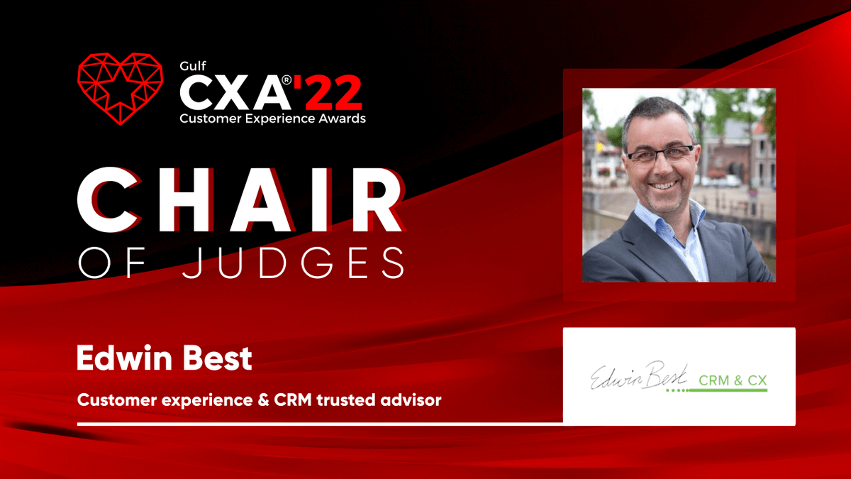 EdwinBest's tweet image. February 21 the Gulf Customer experience Awards take place in Dubai. I am proud to be part of this amazing Cx journey in the Gulf region. Looking forward to this event and met in person the teams who are presenting the finals, the fellow judges and the Awards team!