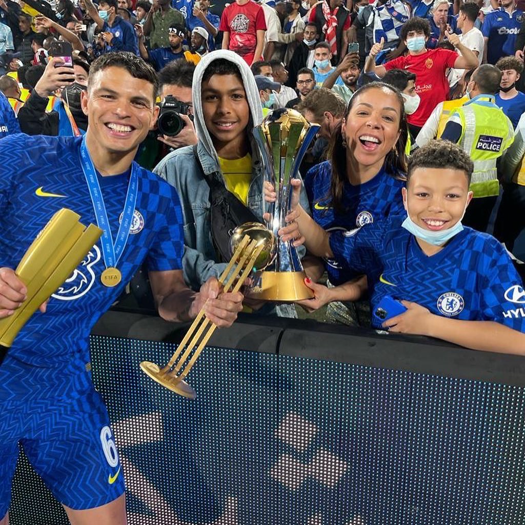 Very happy for this achievement, I thank God in the first place, the unconditional support of my family, my teammates and staff from @ChelseaFC, my friends and all the fans. Thank you 🙏🏽.
#ThiagoSilva #ChelseaFC #OhhhThiagoSilva #AbuDhabi #ClubWorldCup #MundialDeClubes2021