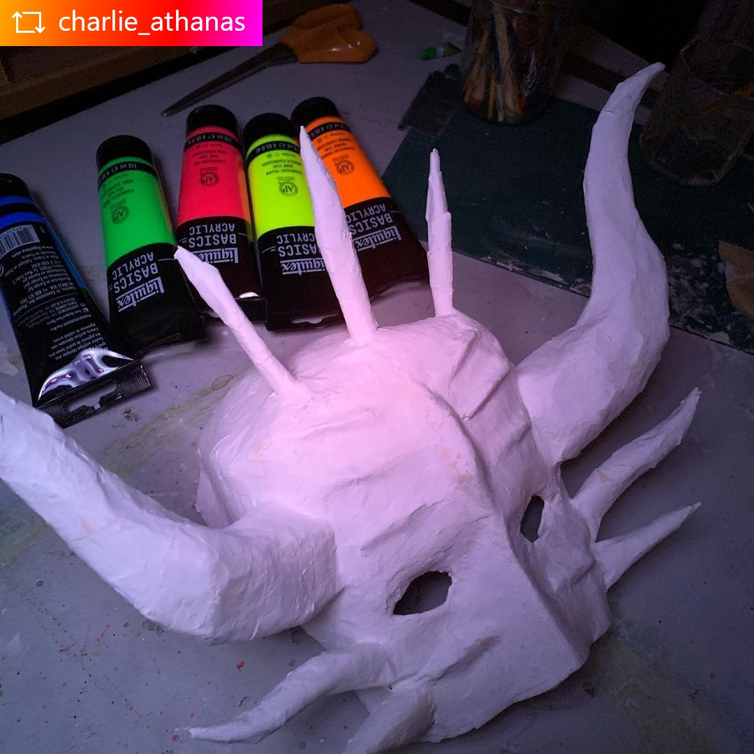 MeerkatPress's tweet photo. #DarkFactoryMaskContest : #REPOST @charlie_athanas | About to step this project up a level. @kathekoja @meerkatpress @darkfactoryclub https://t.co/FlrdFDU2pl