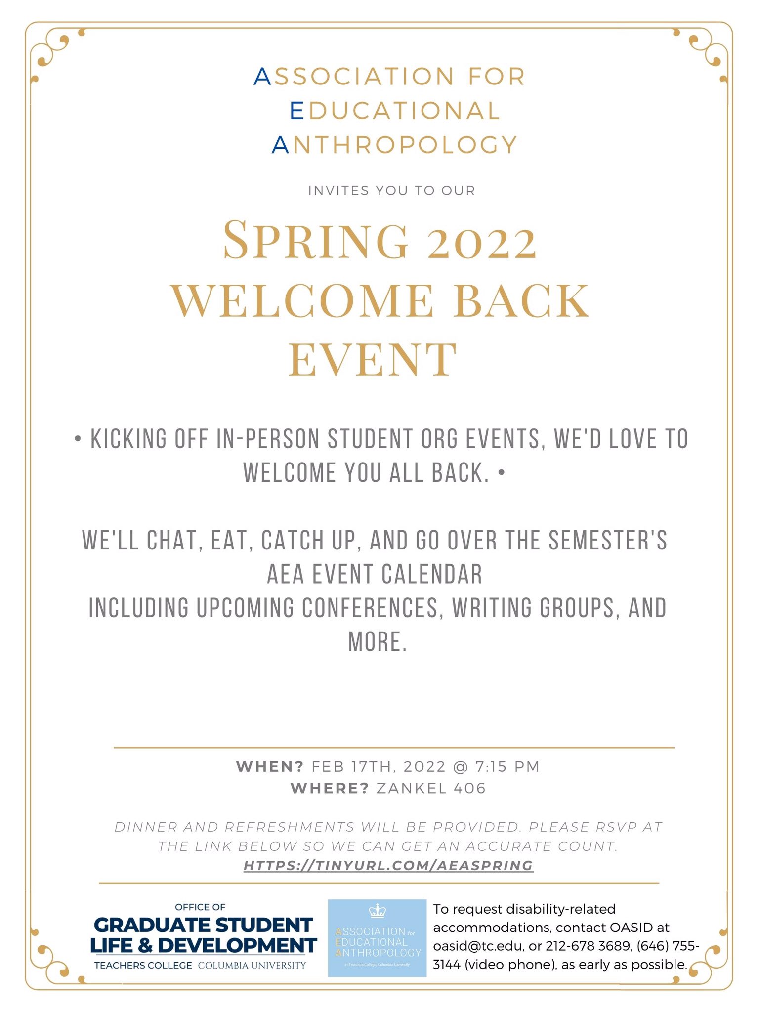 Columbia Academic Calendar Spring 2022 Anthropology At Teachers College (@Tc_Anthropology) / Twitter