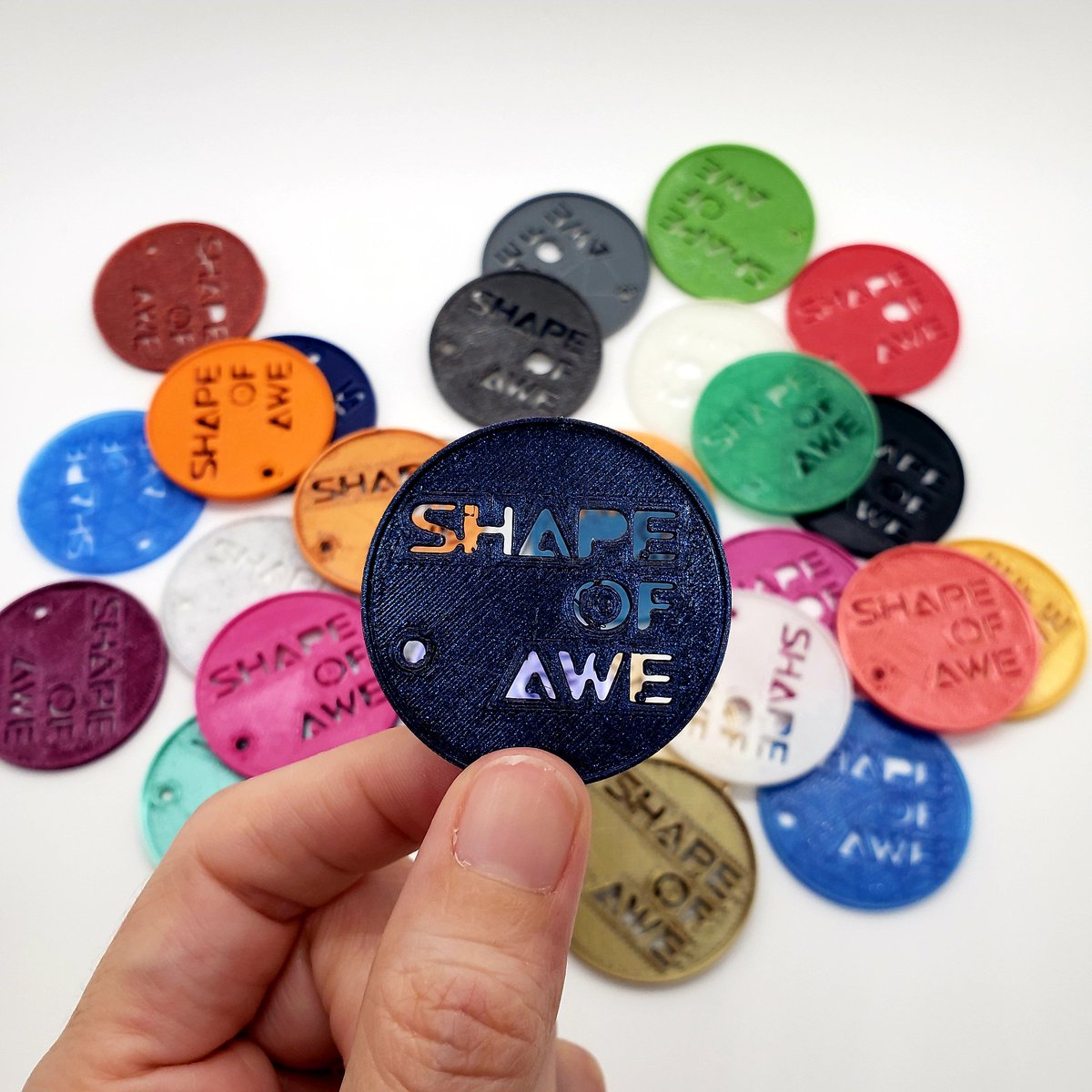 ShapeofAwe's tweet photo. Some of our swatches that we have handy to select the best material and colour four each design. Live life in colour! Have an awesome sunday!! ❤🧡💛💚💙💜
#SundayFunday #design #colors #3Dprinting #awesome #creativity https://t.co/LRZLstfZCo