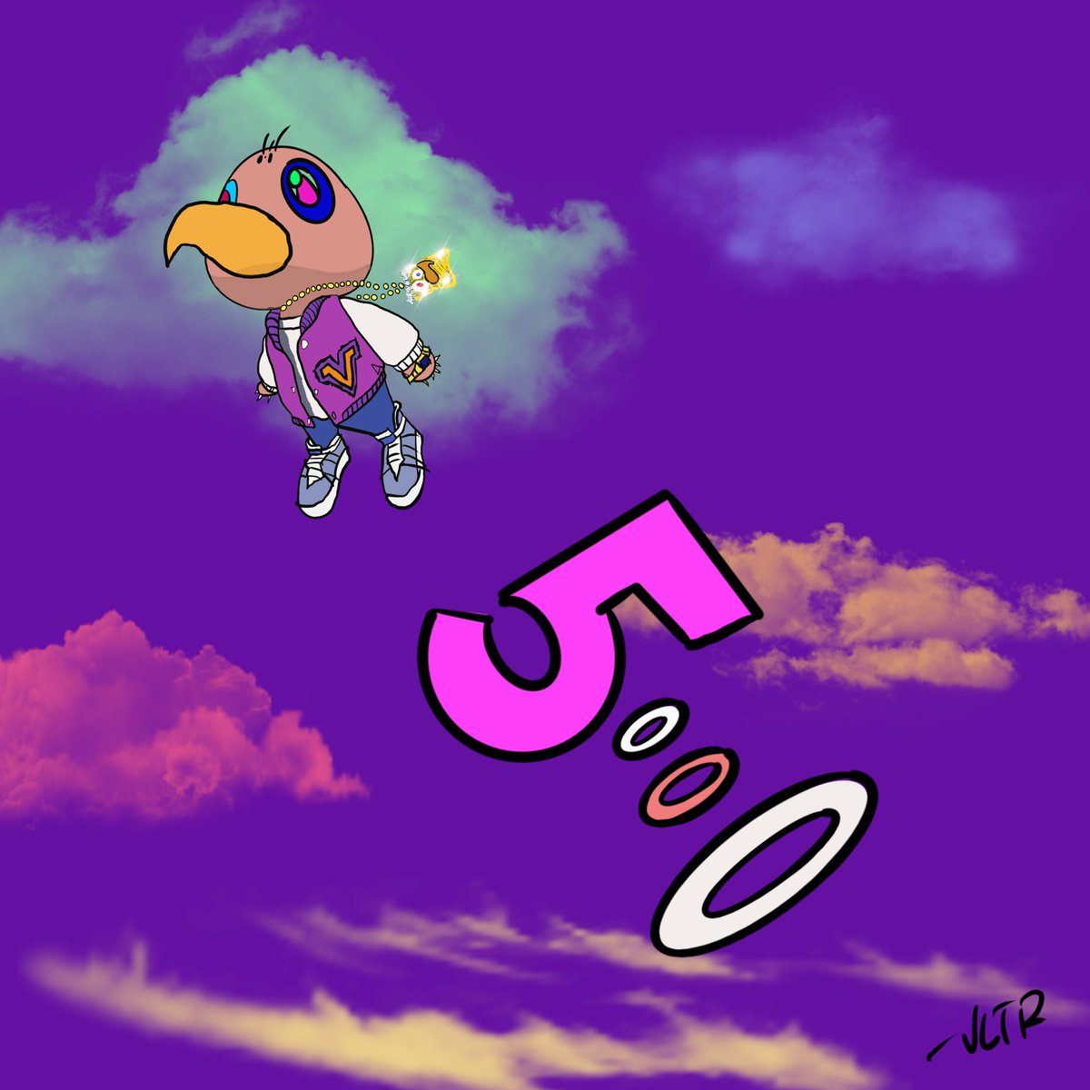 VLTRSTUDIOS's tweet photo. GM ! SPECIAL #VLTRDAILY Quick sketch.. 500 FOLLOWERS in a month! WOW thank you for the love! #NFTCommunity #NFTs #wagmi https://t.co/udBAjDGzyK