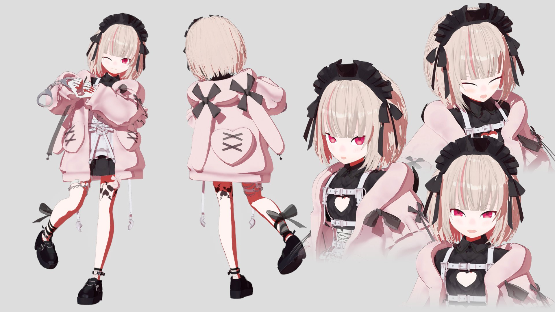 値下げ】魔界ノりりむ メイド服 新衣装 一式