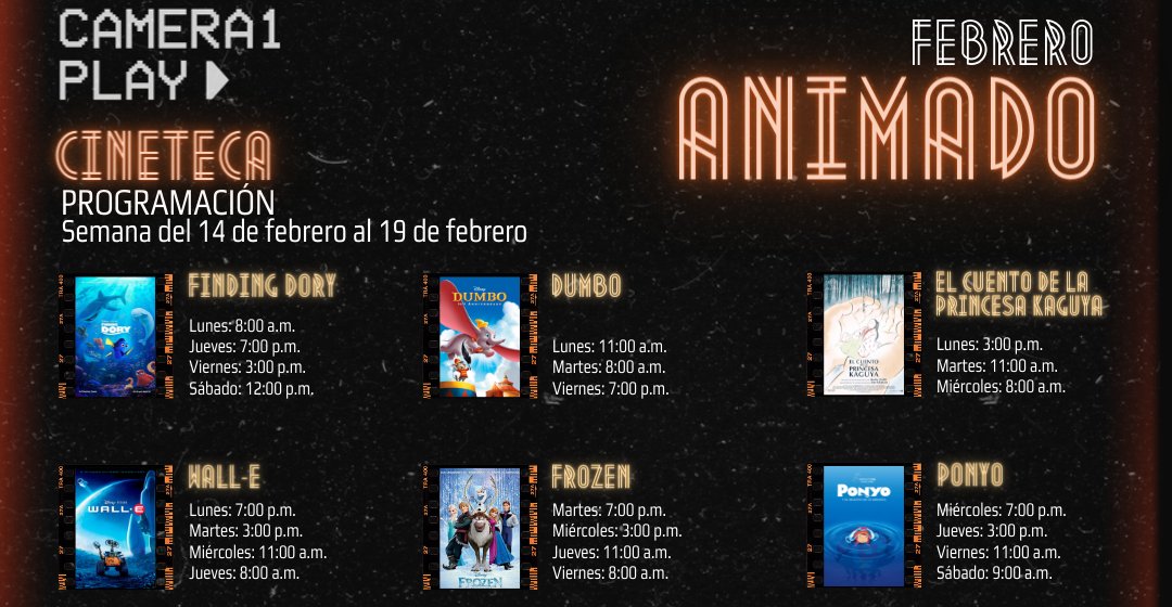Uniandesbiblio's tweet photo. 🎥 Esta semana prográmate en nuestro #CineAnimado 👈🏼🤖
¡No te las pierdas! #CinetecaUniandes 🎫
Biblioteca General - piso 4
#BibliotecaUniandes #UniandesSoyYo #VolverAlCampus https://t.co/Uar1xtFXvQ