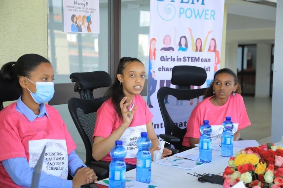 stempowerusa's tweet photo. STEMpower celebrated International Day of Women and Girls in Science, inside the STEMpower FabLab within the Ethiopian Ministry of Education ("MoE") headquarters in Addis Ababa. https://t.co/TJePw3CUbt