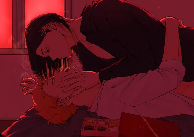 Valentine's Day 🍫❤️‍🔥
#研日 #kenhina 
#ハイキュー 