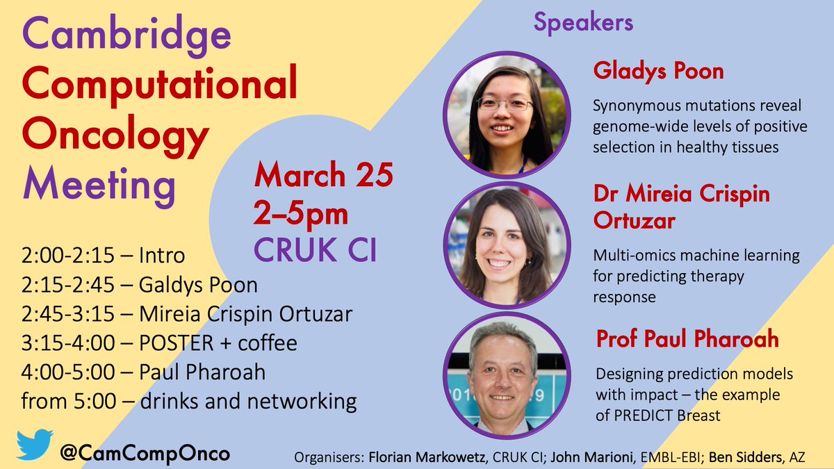 Cambridge Computational Oncology tweet media