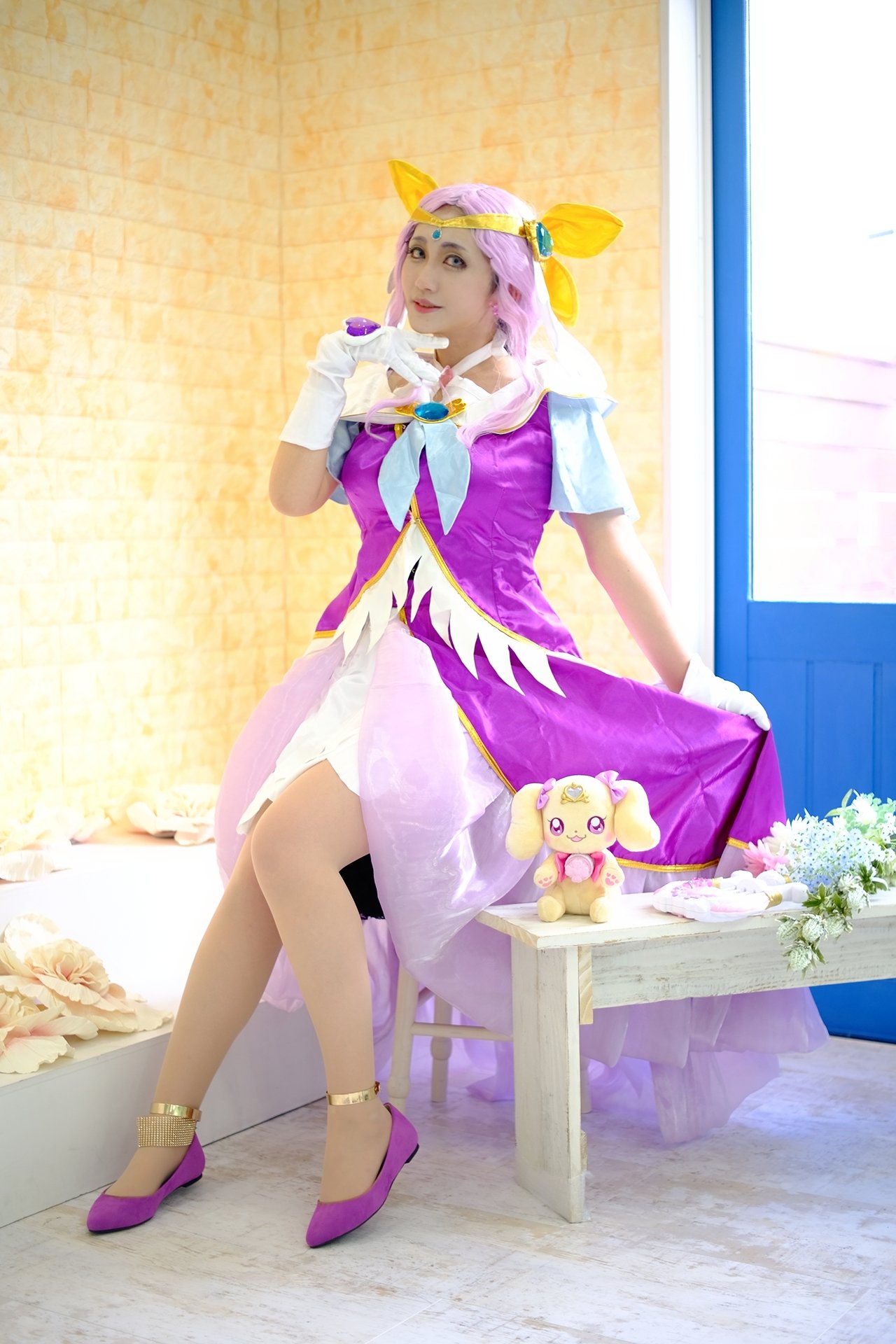 ヒーリングっどプリキュア　キュアアース　コスプレ　衣装 Amazon.co.jp: ヒーリングっど・プリキュア 風鈴アスミ/キュア