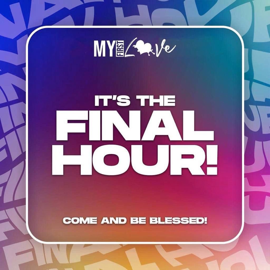 The final hour is upon us ! I can’t wait to see you guys all there 💗💗💗