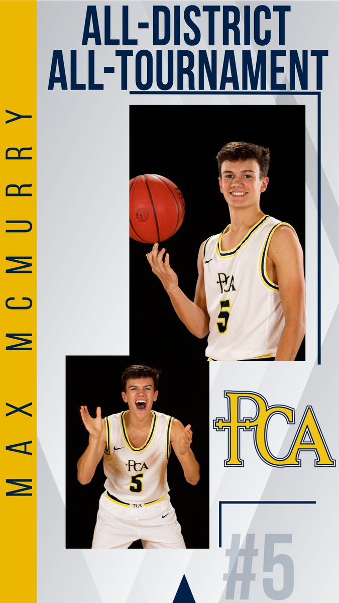 PCA_MBB's tweet photo. Congratulations to Max McMurry for making the All-District and All-Tournament team! https://t.co/0KLuJHVNwP