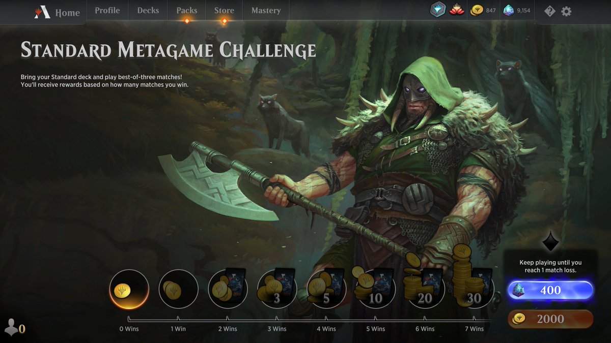 Ausi1983's tweet photo. #MTGArena #MTGNeon #StandardMetagameChallenge
@Fireshoes @gnorilgrande @SimoneAKirA 

18-21 February the S.M.Challenge is coming back! 

Want to play every day 2 shot with different decks. 

From today until 17th suggest me your decklists and i will choose between them. https://t.co/woAcEm0135