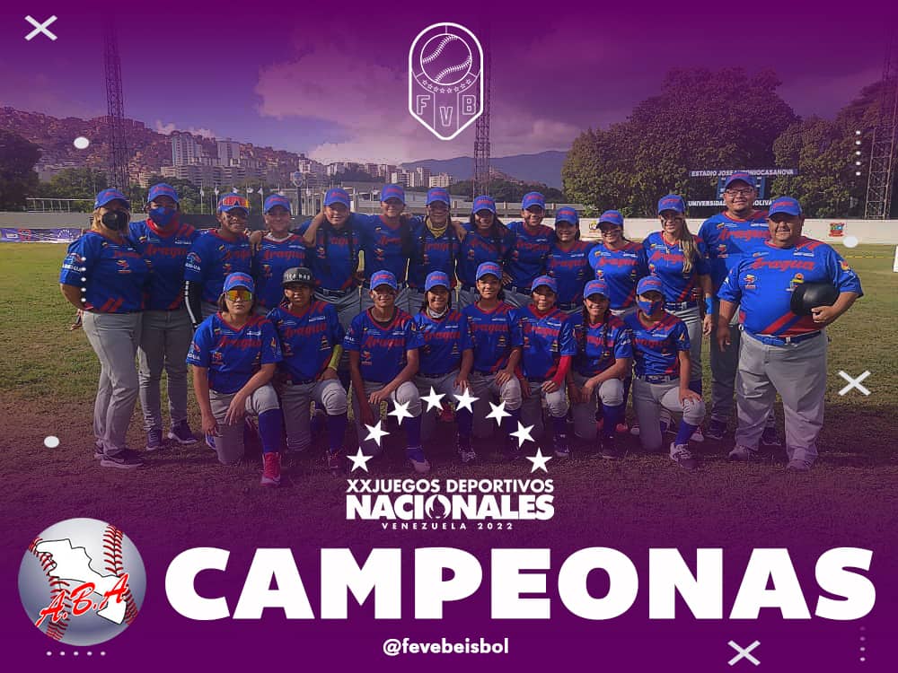 Nuestras grandes campeonas de los <a href="/nacionales2022/">JuegosNacionales2022</a> 🤩⚾ 

📸 <a href="/fevebeisbol/">FEVEBEISBOL</a>