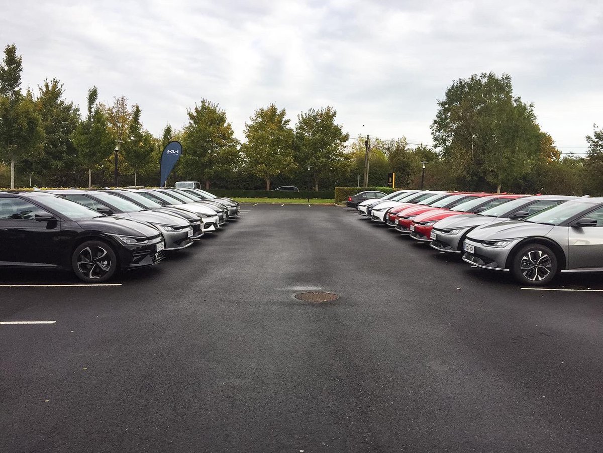 automotiveTEAM's tweet photo. We would like to extend a massive congratulations to our friends over at @kiaireland who won Irish Car of The Year and Irish Large Car of The Year with their brand new fully electric EV!
Attached are a few photos from the EV6 launch back in October 2021 #kia https://t.co/Dpl3XuCf1V