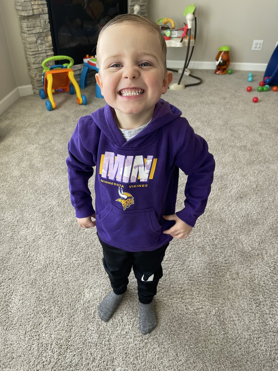 Kevin_Loeffler's tweet photo. It’s always Vikings season #SKOL #LifeofTy @jenloeff @tyloeffler1 https://t.co/k0oCzdRFrK