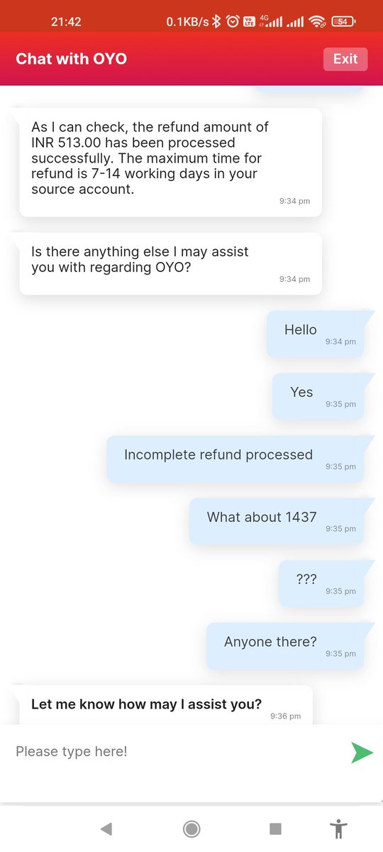 Timblr11's tweet photo. @oyorooms The way they are talking is making me culprit of crime which I never did. https://t.co/36B7hAcU7P