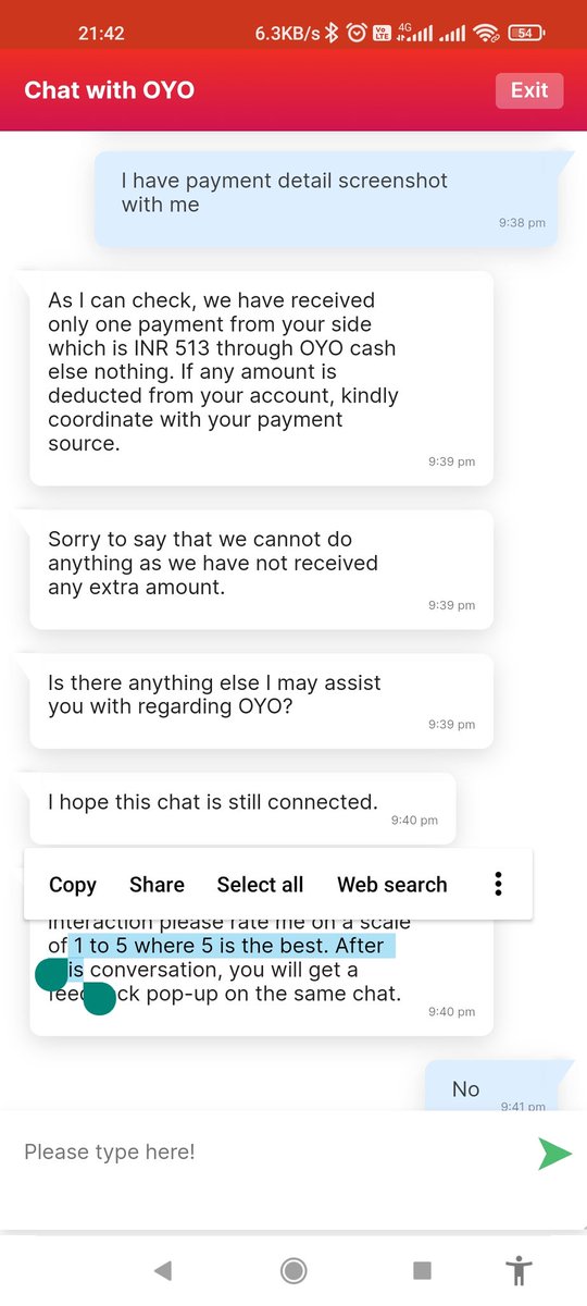 Timblr11's tweet photo. @oyorooms The way they are talking is making me culprit of crime which I never did. https://t.co/36B7hAcU7P