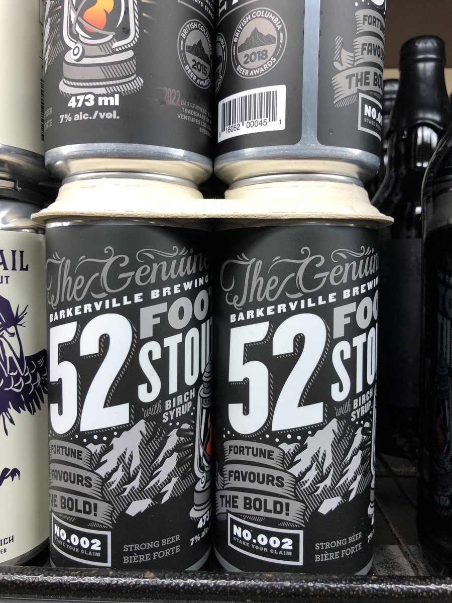 robsonbeers's tweet photo. #Gameday Who's gonna win #Stout vs #Porter @FourWindsBrewCo vs @BarkervilleBeer here's a tip !  you win which ever you pick up. #yvr #WestEndBeer https://t.co/SHRIDxrFWP