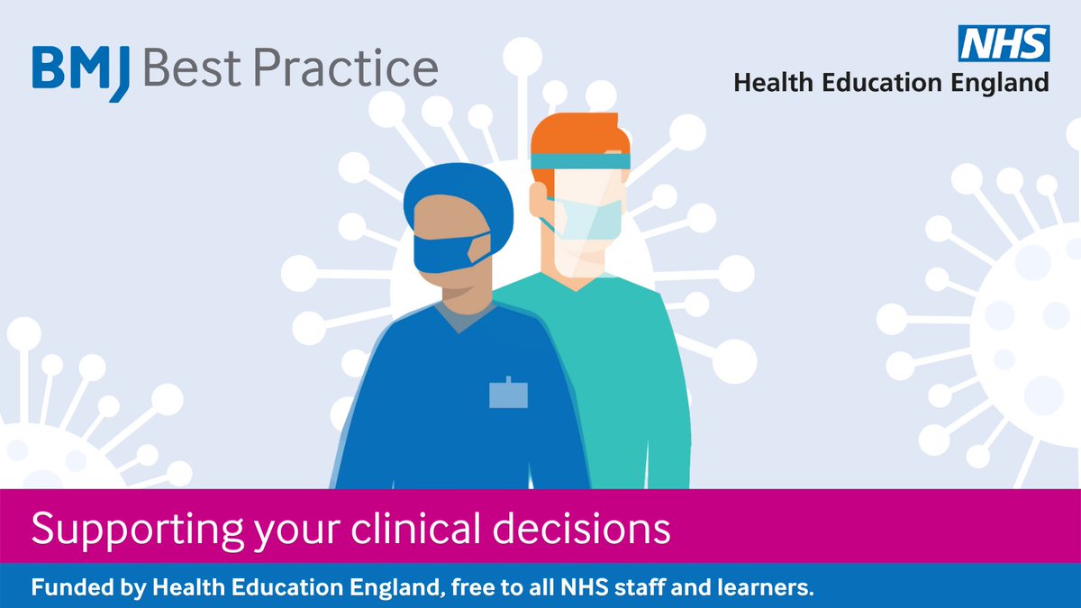 NHSKFH's tweet image. Covers 90% of the most commonly presented clinical conditions across primary and secondary care; over 1000 conditions, more than 11,000 differential diagnoses. Get started for free, funded by @NHS_HealthEdEng  bmj.com/hee  #HEEBMJBP