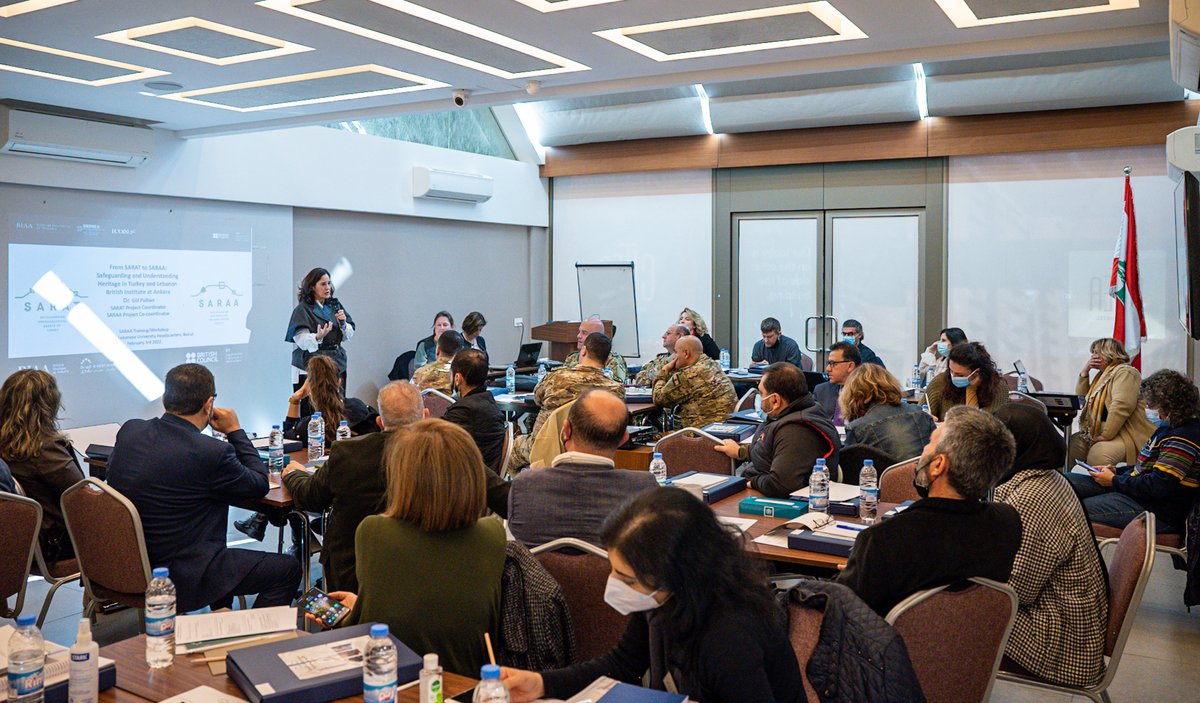 A training workshop organised as part of the BIAA-led Safeguarding and Rescuing Archaeological Assets (#SARAA) Project was held from 3rd-5th February across 3 venues in #Beirut: Citea Apart-Hotel, <a href="/LebaneseUni/">Lebanese University</a> and National Museum of Beirut.
#CulturalProtectionFund
📸Caner Senyuva