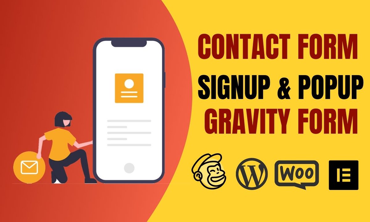 I will custom form contact form 7 sign up pop up Mailchimp gravity forms

Hire me: lnkd.in/g6wBzZK4

# Contact Form # Multi-steps Form # Sign Up Form # Advanced Registration Form # E-commerce Related Form # Pop Up Form
# Newsletter Form # Booking Form # Custom form