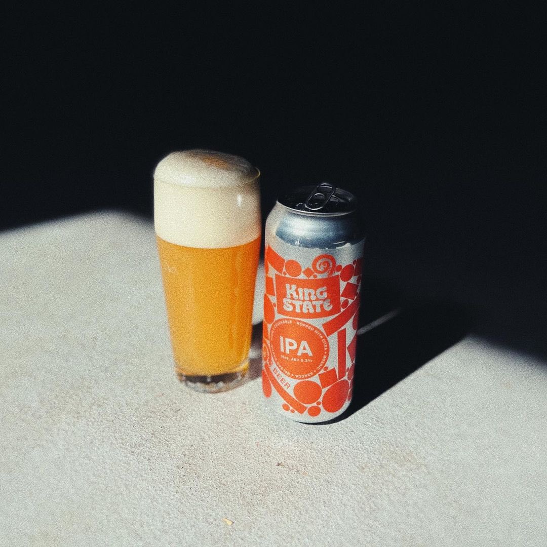 New IPA cans around town. Yuh love to see it. #KINGSTATEBEER