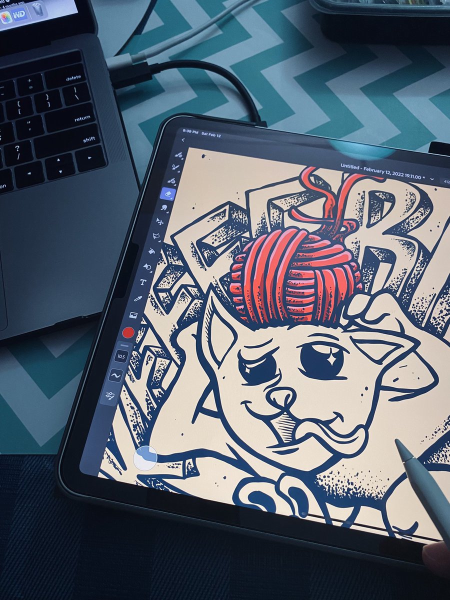 DesignByRebJ's tweet photo. Sunday knife sharpening 🔪 
Hit a bit of a block last week, so I’m out chilling in London ON for the week to refresh 😎 
—
#illustration #design #toronto #graphicdesign #torontoartist #typography #lettering  #art #adobe #tattoo #streetart #calligrafitti #grafitti #badge #designs https://t.co/ddlU7cDLWf