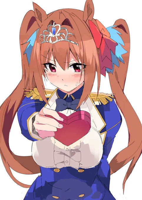 「ん」
#ウマ娘 
#バレンタイン 