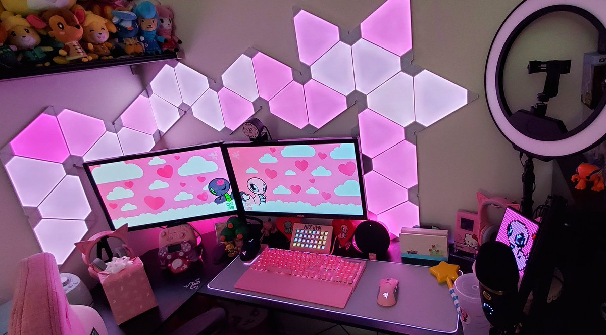 MissHyde_exe's tweet photo. Here's a better quality picture of my @Razer Sneki Snek Valentine's Day setup!
Happy Valentine's Day to everyone! 💗
#snekisnek #RazerStoreLive #Razer #ValentinesDay2022 #PCGamer https://t.co/Fhf8Uu2GRp