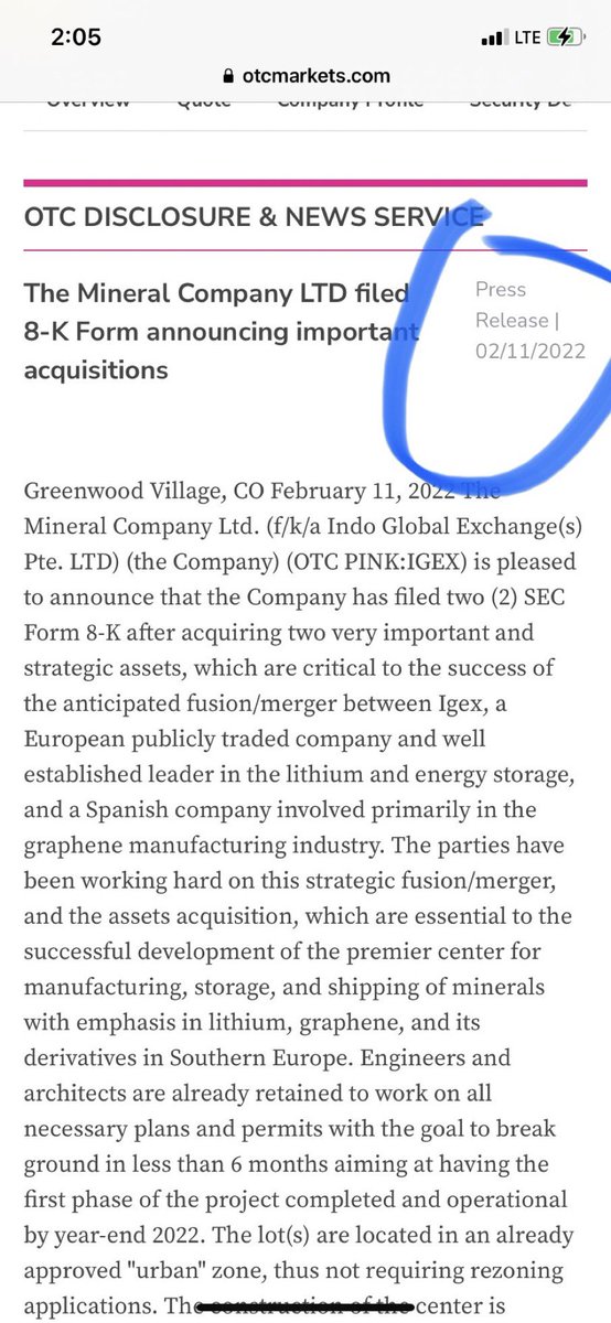 MoneyisFoReal's tweet photo. $IGEX ๐ฅ๐ฅ Grabbed a starter on Fri with the #Lithium 8K talk of Merger. LMK if you have some DD that I need to take a look over! Appreciate ya! $OSCI $OWUV $EGYF $TSLA #ElonMusk @elonmusk #OTC #SECREPORTING #EV
@GrabatEnergy @IGEX_Official https://t.co/aetz6TSXuc