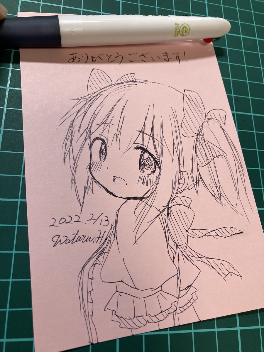 BOOTHほしわたり、2/13 08:19までにお支払い完了の方、明日発送できます。
ご注文者多数の為、私一人で梱包&amp;発送の準備が手間取ってしまい、少しお時間かかります。申し訳ございません。
また、スケブ代わりに手描きイラストを(勝手に)封入させていただいてます!みなさまもう暫くお待ちください🙇‍♀️ 