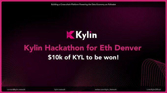 📡 <a href="/Kylin_Network/">Kylin Network ⚡</a> is sponsoring #ETHDenver for the best oracle &amp; data usage category.

📡#KylinNetwork aims to build a cross-chain platform Powering the Data Economy on Polkadot.

🔽INFO
medium.com/kylin-network/…

#Polkadotspace