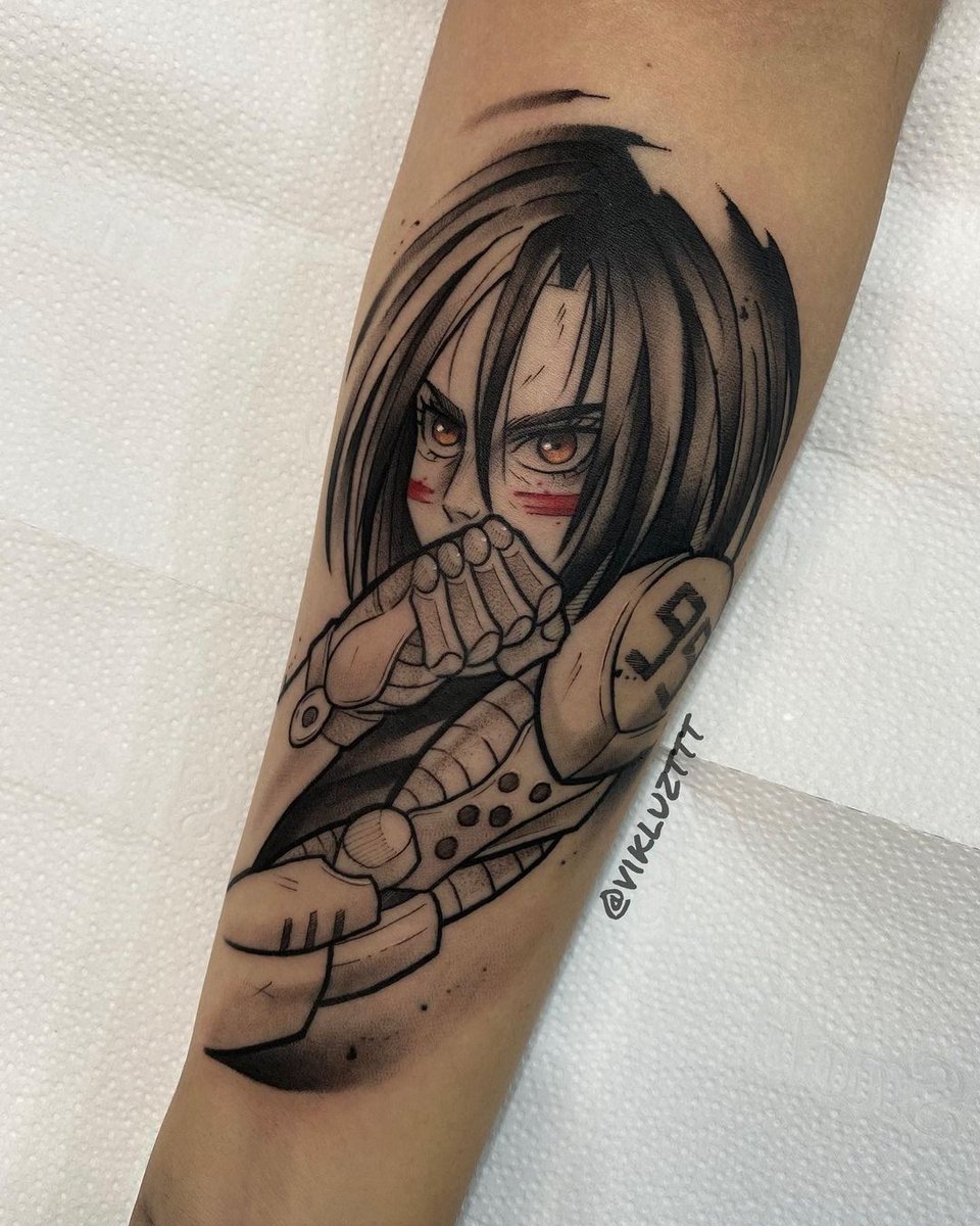 AlitaArmy's tweet photo. Alita: Battle Angel / Gunnm Tattoo Art 
https://t.co/H9EY8FkpdH
#GiveAlitaHerSequel https://t.co/aPEFmNDEHZ