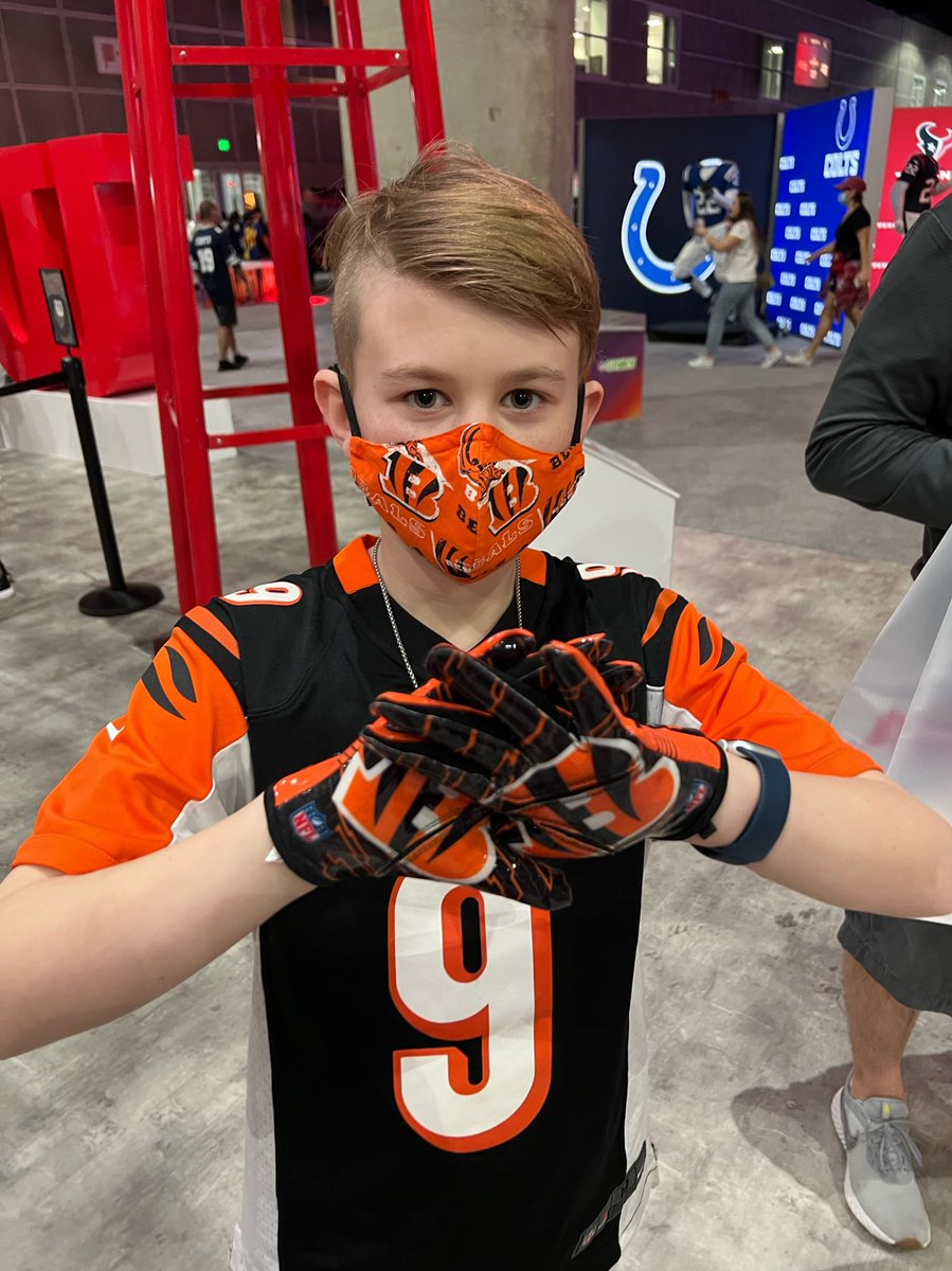 Can’t believe my boy is 12, spending his BirthDEY cheering on the <a href="/Bengals/">Cincinnati Bengals</a> live in person at <a href="/SoFiStadium/">SoFi Stadium</a>. The best birthday gift would be to bring home a WIN! #whodey #itISus