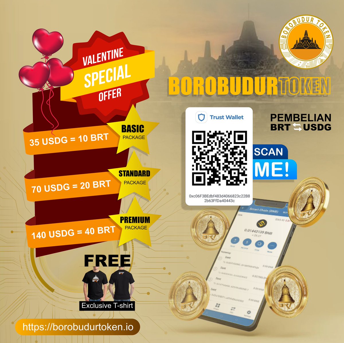 borobudurtoken's tweet photo. $PECIAL FOR U 
#BRT 
#USDG 
#GOLDCOIN https://t.co/73q4oTsI9w