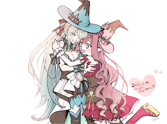 モルトリ親子でV.D🍫💕
礼装最高にきゃわわで幸せ者でした…。
ワイマス「トリ子〜、モルガン陛下〜!
幸あれ〜😭🙏✨」

 #FGO 