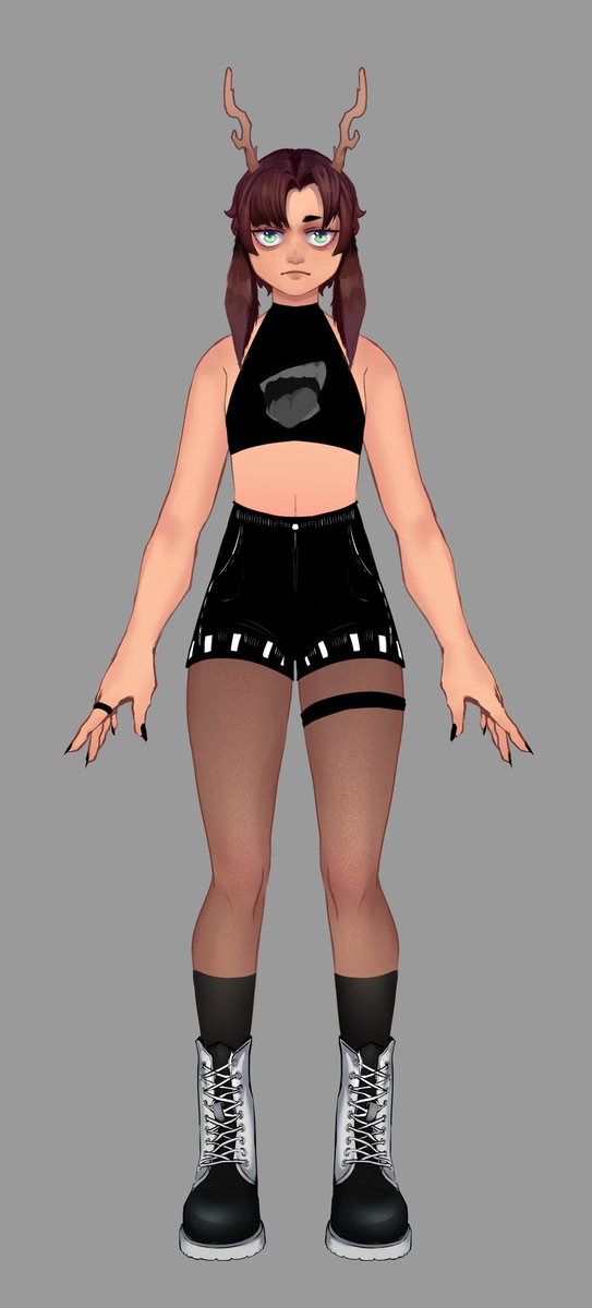 JOY_OU5's tweet photo. first vtoober model attempt https://t.co/zVPrzzLfY0