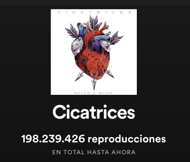 NatosyWaor's tweet photo. Hoy hace 4 años lanzamos nuestro último álbum, Cicatrices. Sin duda el más importante de nuestra carrera hasta la fecha. https://t.co/hKRbkh3RSF